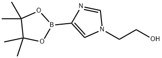 1H-Imidazole-1-ethanol, 4-(4,4,5,5-tetramethyl-1,3,2-dioxaborolan-2-yl)- Struktur