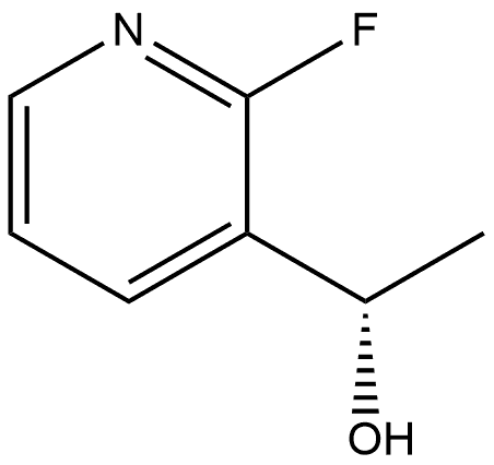 3-Pyridinemethanol, 2-fluoro-α-methyl-, (αS)- Struktur