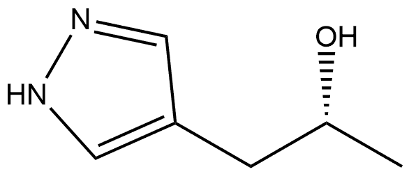 1H-Pyrazole-4-ethanol, α-methyl-, (αR)- Struktur