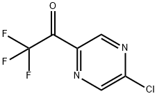 Ethanone, 1-(5-chloro-2-pyrazinyl)-2,2,2-trifluoro- Struktur