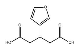 Pentanedioic acid, 3-(3-furanyl)- Struktur