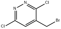 Pyridazine, 4-(bromomethyl)-3,6-dichloro- Struktur