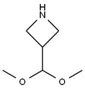 Azetidine, 3-(dimethoxymethyl)- Struktur