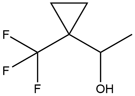 Cyclopropanemethanol, α-methyl-1-(trifluoromethyl)- Struktur