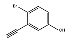 Phenol, 4-bromo-3-ethynyl- Struktur