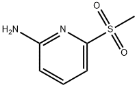 6-methanesulfonylpyridin-2-amine Struktur