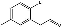 Benzeneacetaldehyde, 2-bromo-5-methyl- Struktur