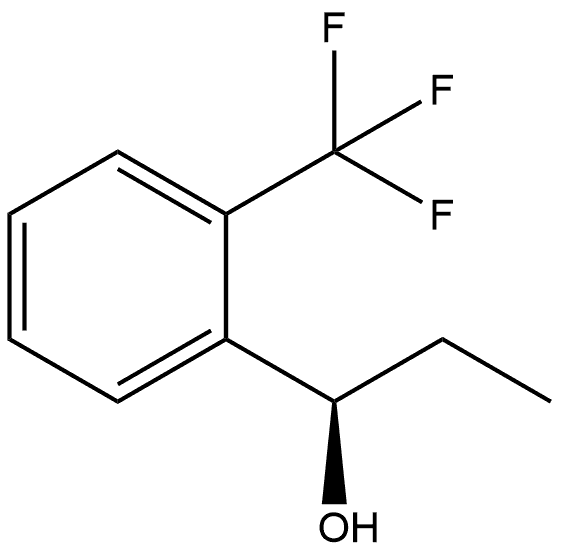 (R)-1-(2-(trifluoromethyl)phenyl)propan-1-ol Struktur