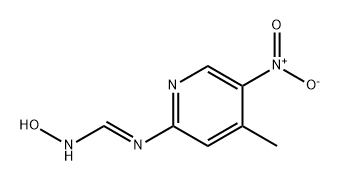 Methanimidamide, N-hydroxy-N'-(4-methyl-5-nitro-2-pyridinyl)-, (1E)- Struktur