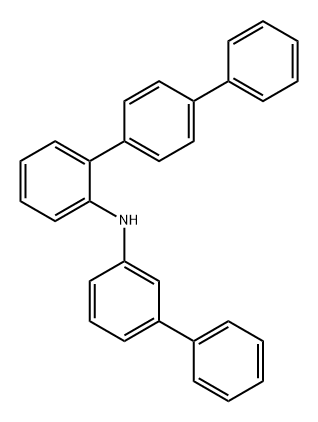 [1,1':4',1''-Terphenyl]-2-amine, N-[1,1'-biphenyl]-3-yl- Struktur