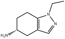 1H-Indazol-5-amine, 1-ethyl-4,5,6,7-tetrahydro-, (5R)- Struktur