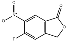 1(3H)-Isobenzofuranone, 5-fluoro-6-nitro- Struktur