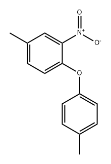 Benzene, 4-methyl-1-(4-methylphenoxy)-2-nitro- Struktur