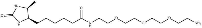 Desthiobiotin-PEG3-Amine Struktur