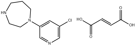 NS-3956 fumaric acid salt Struktur