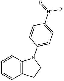 2,3-Dihydro-1-(4-nitrophenyl)-1H-indole Struktur