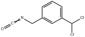 Benzene, 1-(dichloromethyl)-3-(isocyanatomethyl)- Struktur