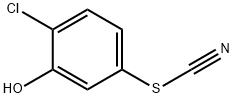 4-Chloro-3-hydroxyphenyl thiocyanate Struktur