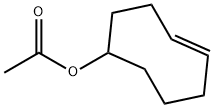 4-Cycloocten-1-ol, 1-acetate, (4E)- Struktur