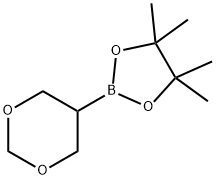 1,3-Dioxane, 5-(4,4,5,5-tetramethyl-1,3,2-dioxaborolan-2-yl)- Struktur