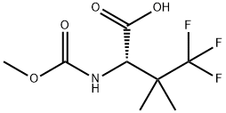 L-Valine, 4,4,4-trifluoro-N-(methoxycarbonyl)-3-methyl- Struktur