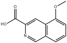 5-Methoxyisoquinoline-3-carboxylic Acid Struktur