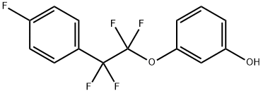 3-[1,1,2,2-Tetrafluoro-2-(4-fluorophenyl)ethoxy]phenol Struktur