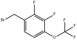 2,3-Difluoro-4-(trifluoromethoxy)benzyl bromide Struktur