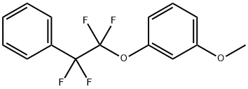 1-Methoxy-3-(1,1,2,2-tetrafluoro-2-phenylethoxy)benzene Struktur