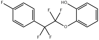 2-[1,1,2,2-Tetrafluoro-2-(4-fluorophenyl)ethoxy]phenol Struktur