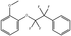 1-Methoxy-2-(1,1,2,2-tetrafluoro-2-phenylethoxy)benzene Struktur