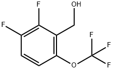 2,3-Difluoro-6-(trifluoromethoxy)benzyl alcohol Struktur