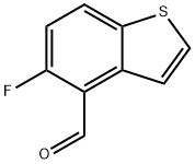 5-Fluorobenzo[b]thiophene-4-carboxaldehyde Struktur