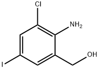 Benzenemethanol, 2-amino-3-chloro-5-iodo- Struktur