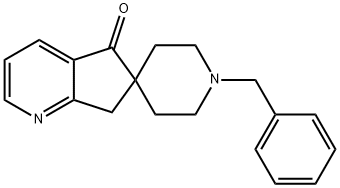 Spiro[6H-cyclopenta[b]pyridine-6,4'-piperidin]-5(7H)-one, 1'-(phenylmethyl)- Struktur