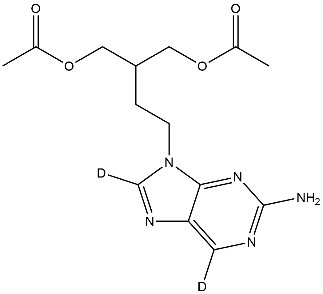 Famciclovir-d2 Struktur