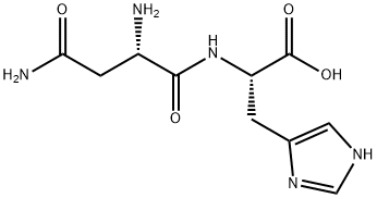 L-Histidine, L-asparaginyl- Struktur