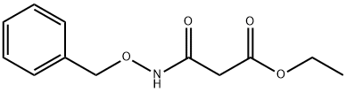 Propanoic acid, 3-oxo-3-[(phenylmethoxy)amino]-, ethyl ester Struktur