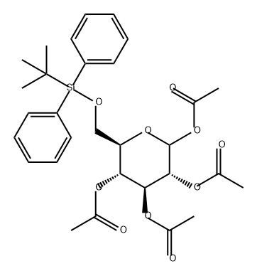 D-Glucopyranose, 6-O-[(1,1-dimethylethyl)diphenylsilyl]-, 1,2,3,4-tetraacetate