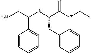 L-Phenylalanine, N-(2-amino-1-phenylethyl)-, ethyl ester Struktur