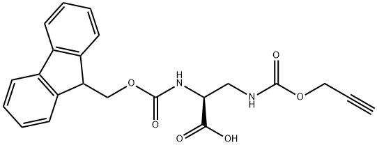 Nα-Fmoc-Nβ-(propargyloxy)carbonyl-L-2,3-diaminopropionicacid,99-100%(Assaybytitration) Struktur