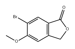 1(3H)-Isobenzofuranone, 6-bromo-5-methoxy- Struktur