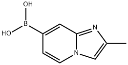 Boronic acid, B-(2-methylimidazo[1,2-a]pyridin-7-yl)- Struktur