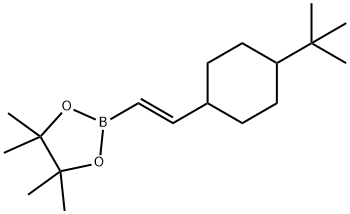 1,3,2-Dioxaborolane, 2-[(1E)-2-[4-(1,1-dimethylethyl)cyclohexyl]ethenyl]-4,4,5,5-tetramethyl- Struktur