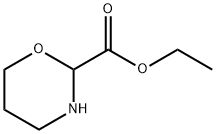 2H-1,3-Oxazine-2-carboxylic acid, tetrahydro-, ethyl ester Struktur