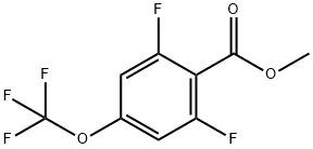 Methyl 2,6-difluoro-4-(trifluoromethoxy)benzoate Struktur