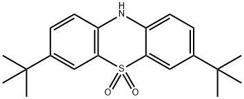 10H-Phenothiazine, 3,7-bis(1,1-dimethylethyl)-, 5,5-dioxide Struktur