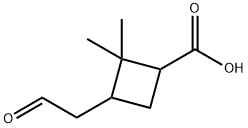 Cyclobutanecarboxylic acid, 2,2-dimethyl-3-(2-oxoethyl)-