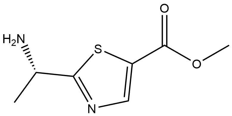 methyl (S)-2-(1-aminoethyl)thiazole-5-carboxylate Structure