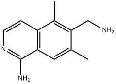 6-Isoquinolinemethanamine, 1-amino-5,7-dimethyl- Struktur